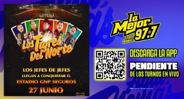 Gana boletos para ver a Los Tigres del Norte
