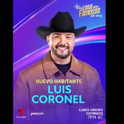 Luis Coronel se integra a La Casa de los Famosos Telemundo