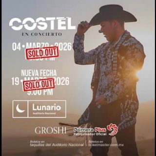 Costel logra doble sold out en el Lunario