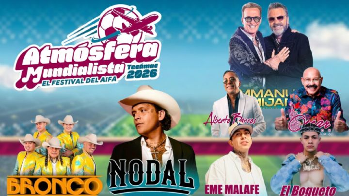 Festival Atmósfera Tecámac 2026: Fechas y cartelera completa de artistas que darán concierto GRATIS en el EDOMEX