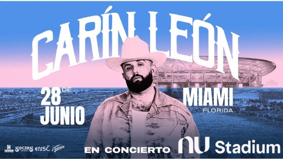 Carín León hace historia al presentarse ¡por primera vez! en el NU Stadium de Miami Freedom Park