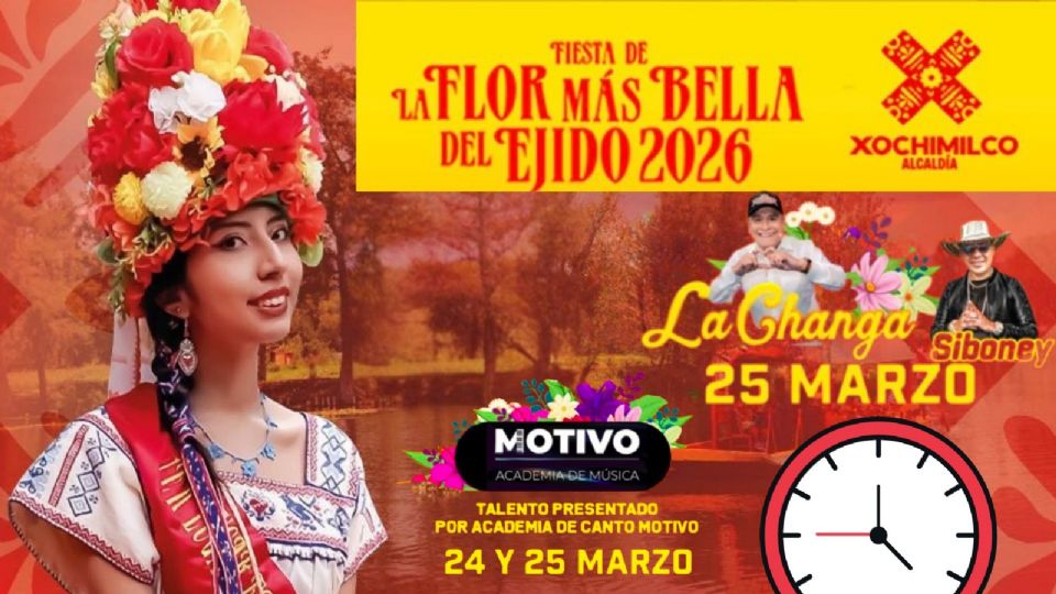 Artistas que se presentarán HOY en la Flor Más Bella del Ejido 2026