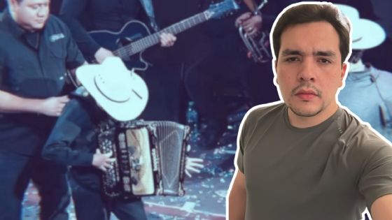 Fidel Castro, vocalista de Marca Registrada, regala acordeón a niño en pleno concierto | VIDEO