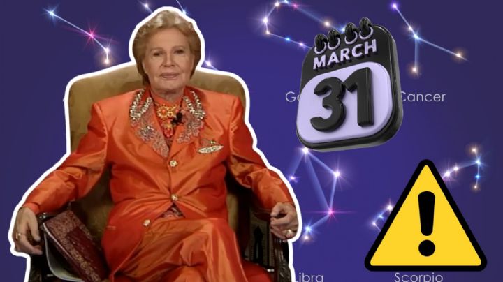 Horóscopo HOY 31 de marzo: La advertencia URGENTE de Walter Mercado para cada signo