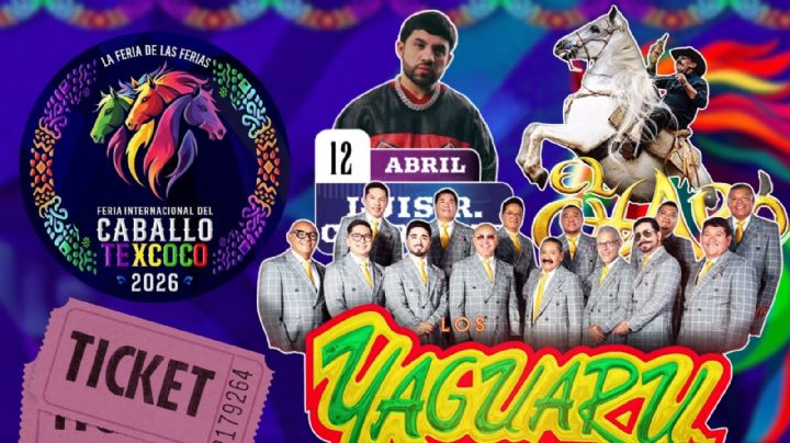 Feria del Caballo Texcoco 2026: Cartelera completa de artistas que se presentarán HOY 12 de abril durante la CLAUSURA; precios