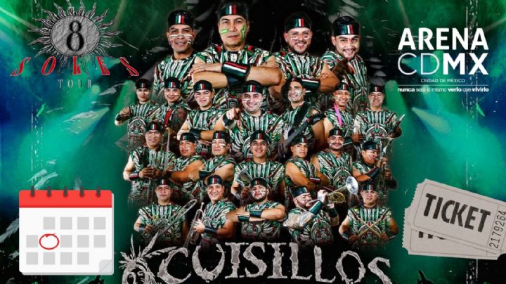 Banda Cuisillos en la Arena CDMX 2026: Fecha y precio de los boletos por zona para “Los 8 Soles Tour”