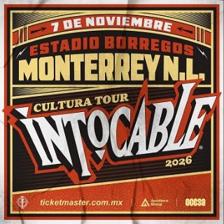 Intocable, por primera vez en el Estadio Borregos