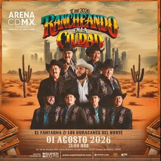 El Fantasma y Los Huracanes del Norte conquistarán CDMX