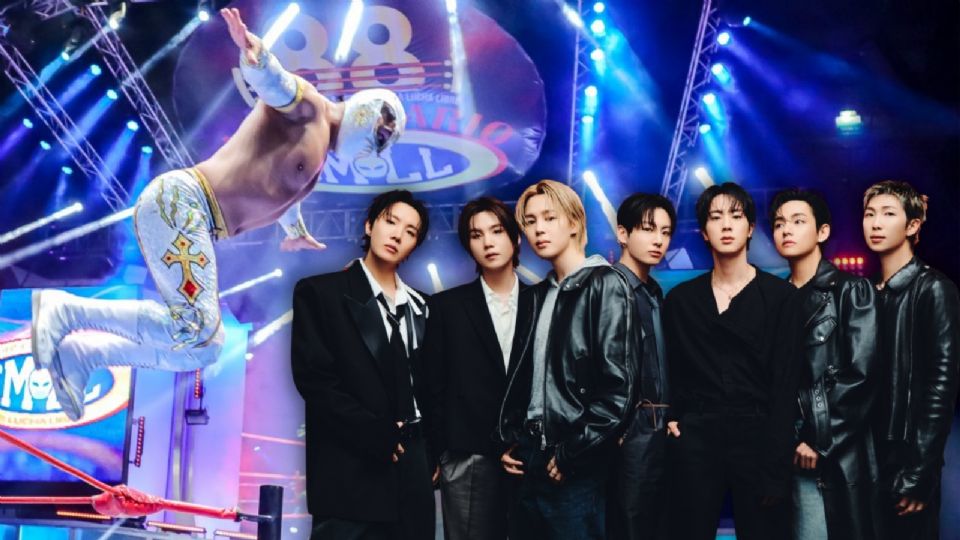 BTS se lanza a las luchas en la Arena México
