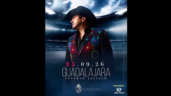 Magno concierto de Julión Álvarez en el Estadio Jalisco