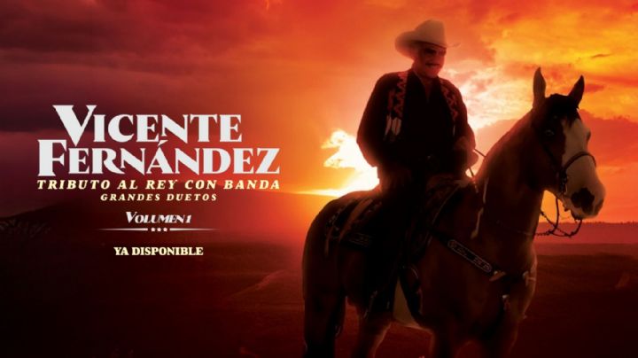 Lanzan “Tributo al Rey con Banda”, un álbum que rinde homenaje a Vicente Fernández; estos son los duetos que contiene