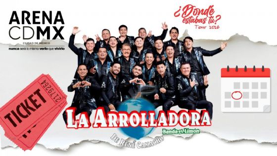 La Arrolladora Banda El Limón anuncia concierto en la Arena CDMX 2026: Fecha y venta de boletos