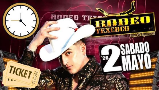 Moy Bobadilla en el Rodeo Texcoco 2026: ¿A qué hora empieza el concierto HOY 2 de mayo y cuánto cuestan los boletos?