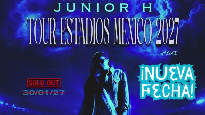 Junior H confirma nueva fecha en el Estadio Ciudad de los Deportes de CDMX 2027: ¿Cuándo y cuánto cuestan los boletos?