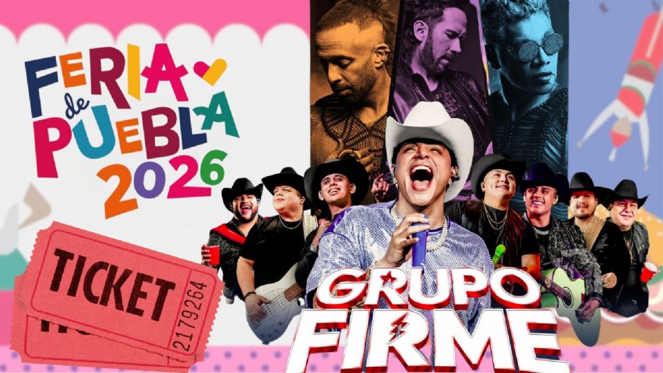 Artistas que se presentarán HOY en la Feria de Puebla 2026