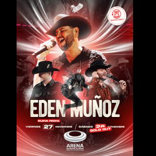 Edén Muñoz agota la Arena Guadalajara y abre nueva fecha