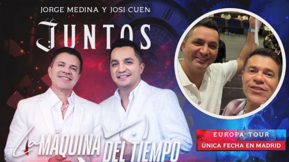 Jorge Medina y Josi Cuen conquistan Europa previo a concierto.