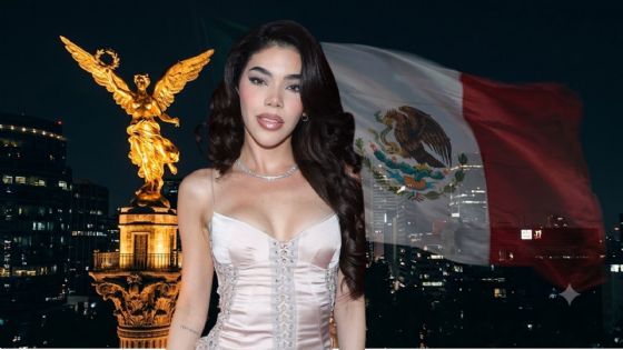 Kenia Os sorprende al festejar triunfo de México en el Ángel de la Independencia | VIDEO