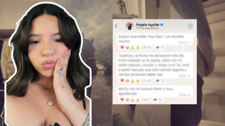 Ángela Aguilar comparte su rutina diaria con sus seguidores y asegura "Volví a sentir esa paz" | VIDEO