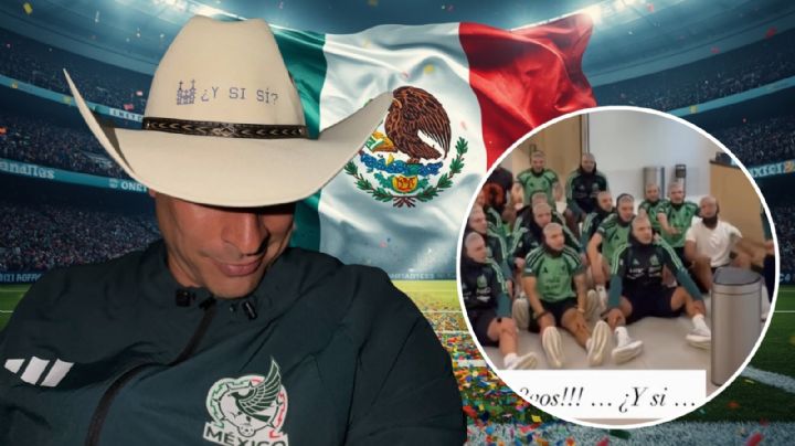 Así celebró la Selección Mexicana su pase a los octavos de final: ¡Al estilo vikingo y con la cara de Vasco Aguirre!