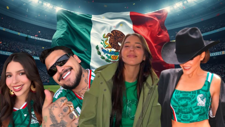 Así festejaron varios famosos los goles de la selección mexicana