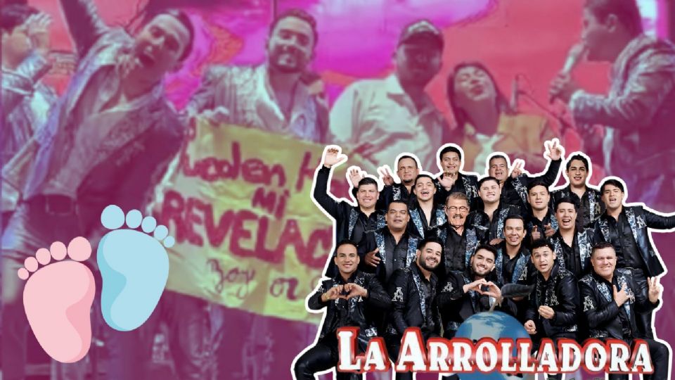 La Arrolladora realiza revelación de género durante concierto
