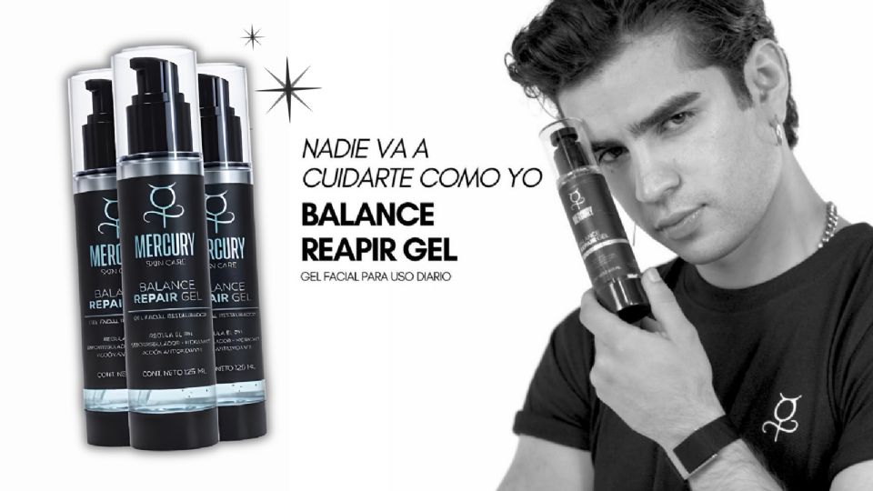 Aarón Mercury presenta su nueva faceta como empresario con producto de skincare