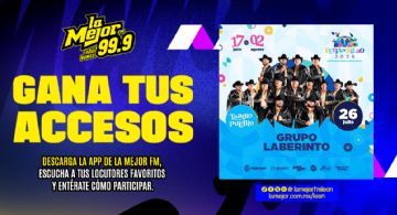 ¡LA MEJOR FM TE LLEVA A GRUPO LABERINTO!