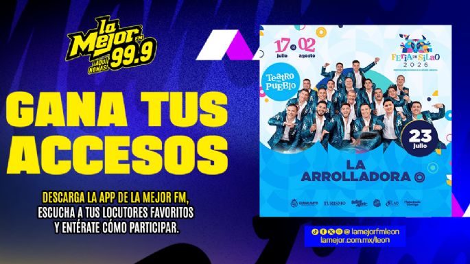 ¡LA MEJOR FM TE LLEVA LA ARROLLADORA!