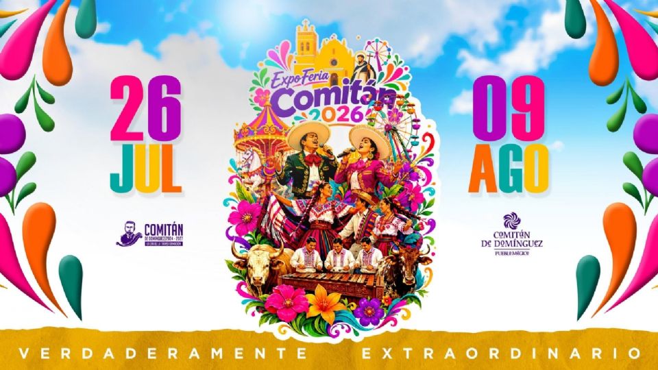 Cartelera completa, artistas y fechas de la Expo Feria Comitán 2026