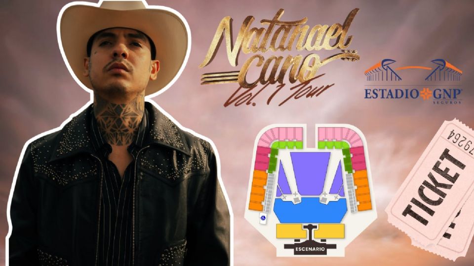 Natanael Cano anuncia concierto en el Estadio GNP Seguros de la CDMX 2026.