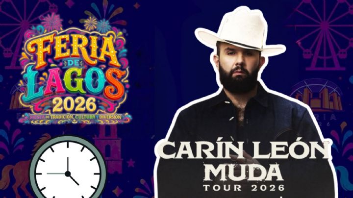 Feria Lagos de Moreno 2026: ¿A qué hora empieza el concierto de Carín León HOY 31 de julio? Programa completo