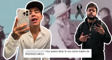 Tunden a Chino Pacas por golpear una imagen de Rodrigo Meza, músico fallecido de Los Inquietos del Norte | VIDEO