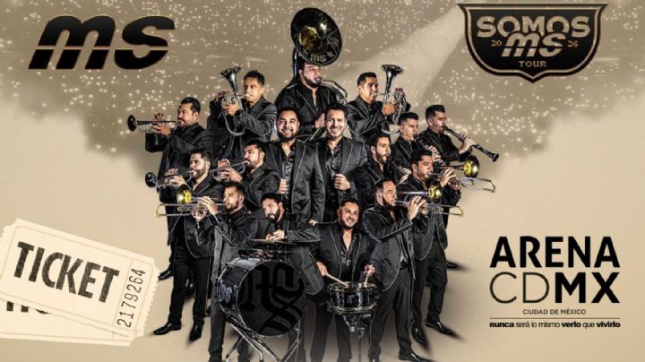 Banda MS en la Arena CDMX 2026: Fecha y precio de los boletos por zona para el “Somos MS Tour”