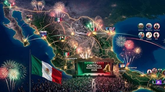 Grito de Independencia 2026: Artistas que se presentarán en los 31 Estados de la República Mexicana