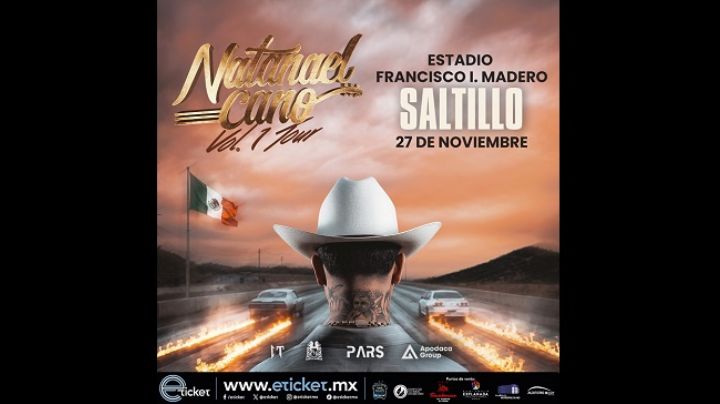 Natanael Cano anuncia su llegada a Saltillo