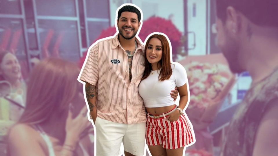 Eduin Caz festeja a su esposa en su cumpleaños