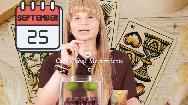 Cartas del Tarot de Mhoni Vidente: Conoce el mensaje URGENTE para cada signo HOY 25 de septiembre