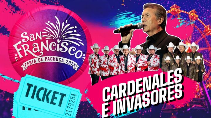 Feria San Francisco Pachuca 2026: Artistas que darán concierto HOY 25 de septiembre en el Teatro del Pueblo y en el Palenque