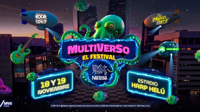 Multiverso Nestlé “El Festival” 2026: Fechas y sede del concierto de La Mejor FM y EXA FM