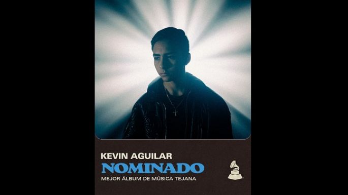 Kevin Aguilar celebra segunda nominación al Latin Grammy