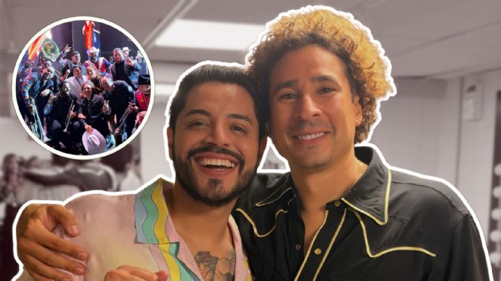 Memo Ochoa se deja ver en el concierto de Grupo Firme y comparte tiernas FOTOS con Eduin Caz