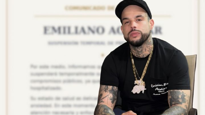 Emiliano Aguilar cancela sus próximas presentaciones por problemas de salud: Esto se sabe sobre su hospitalización