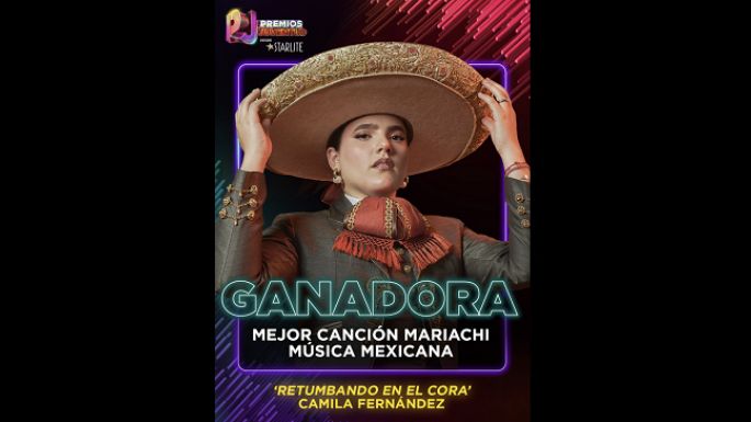 Camila Fernández conquista Premios Juventud 2026