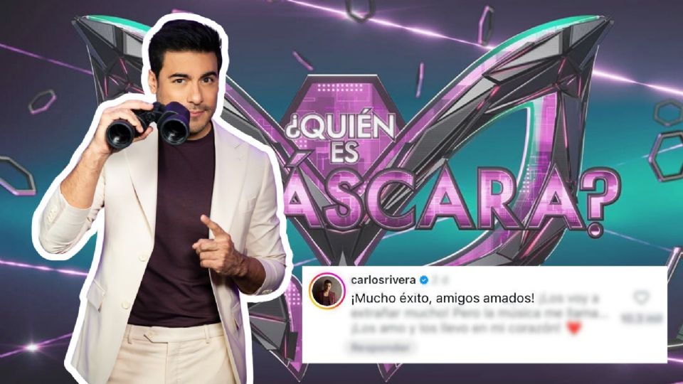 Carlos Rivera se despide de '¿Quién es la Máscara?'